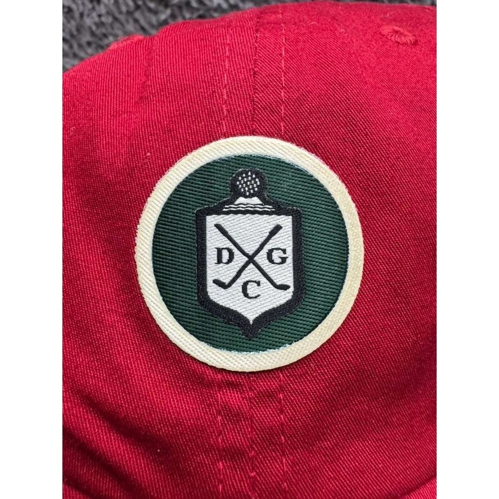 American Needle Deepdale Golf Club Adjustable Strapback Cap Red Adult One Size